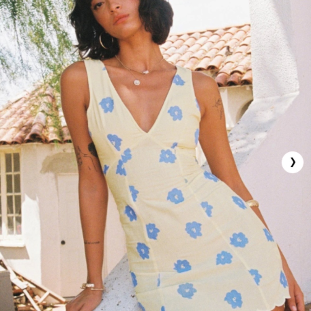 Princess Polly | Alhena Open Back Mini Dress (Size 8)